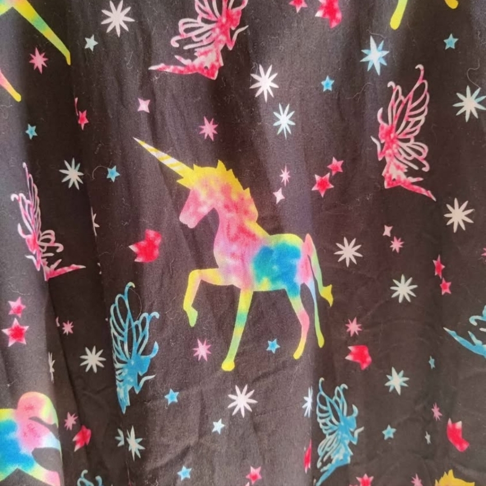 🦄 Retro Whimsical Fairy And Unicorn Dress - Picture 4 of 5